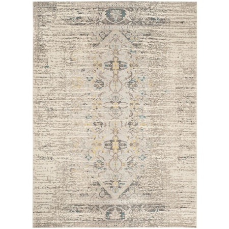 Safavieh Monaco Power Loomed Rectangle Area Rug, Grey and Multi Color- 10 x 14 ft. MNC209G-10
